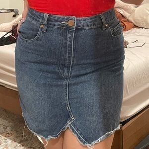 Mini Denim Skirt